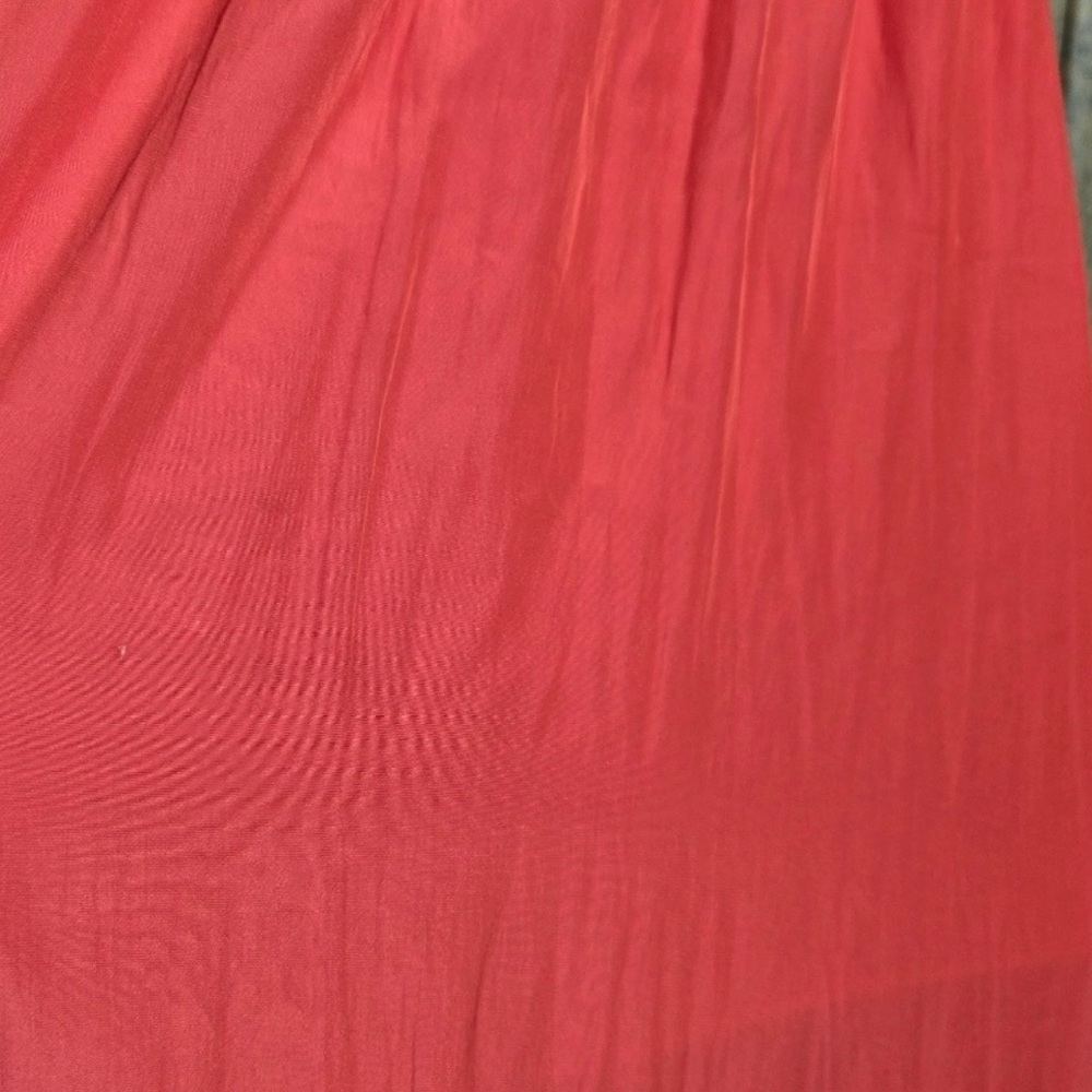 Ramy Brook Nicola Red One Shoulder Asymmetrical Midi Maxi Dress Size L - Picture 6 of 9
